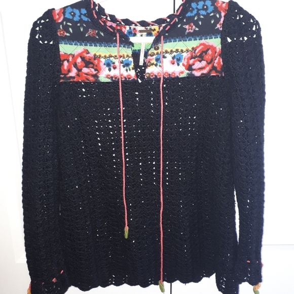 XS vintage Free People crochet top - Picture 1 of 11